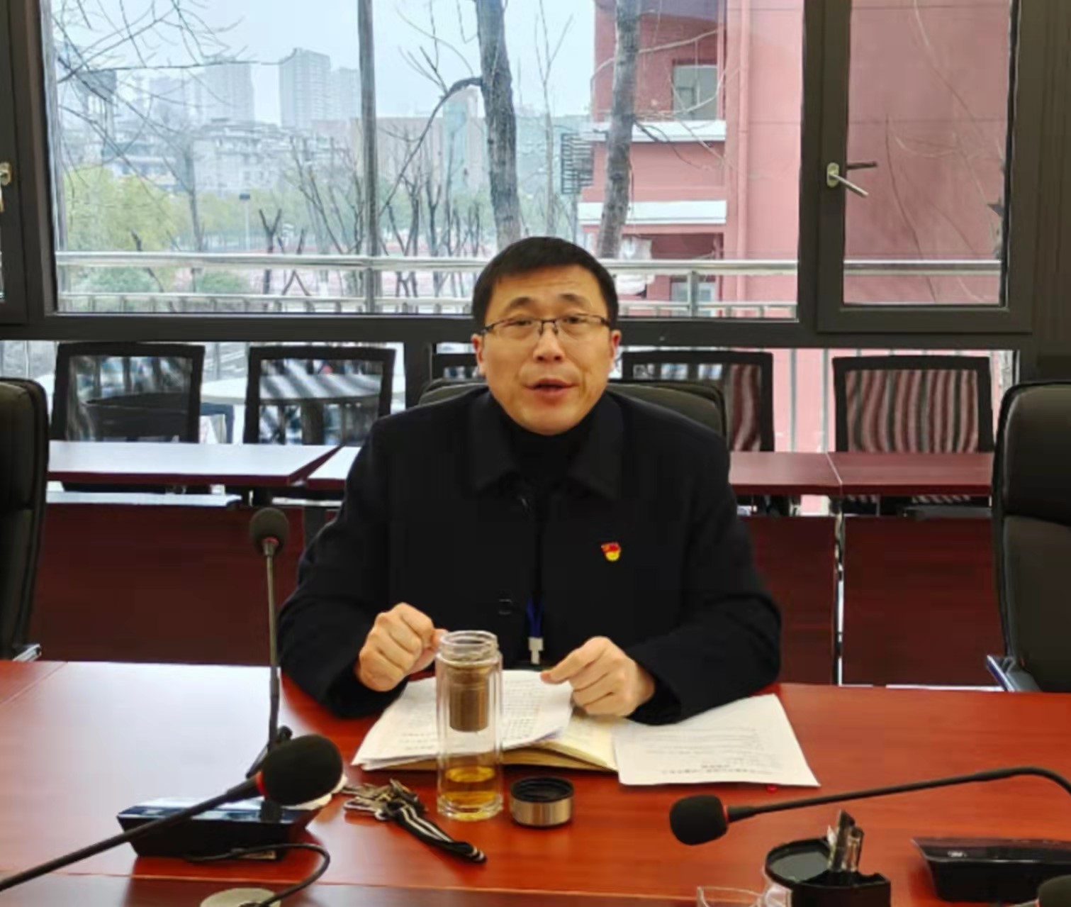 景德鎮(zhèn)市衛(wèi)生學(xué)校傳達(dá)學(xué)習(xí)全省醫(yī)療衛(wèi)生系統(tǒng)警示教育大會(huì)精神